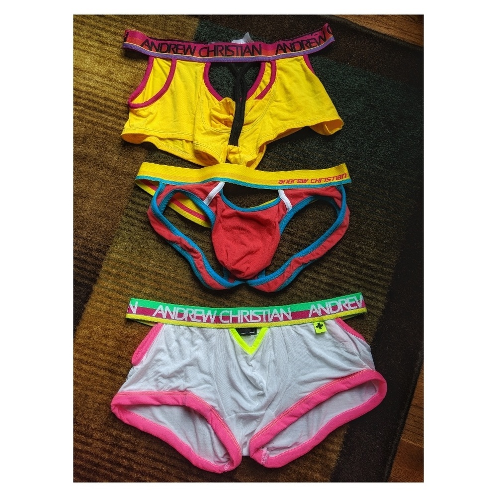 Andrew Christian 3-pairs Size L